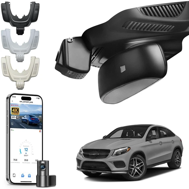 Main image of Mangoal Front 4k Rear 1080p Dash Cam for Mercedes-Benz GLE & GLS