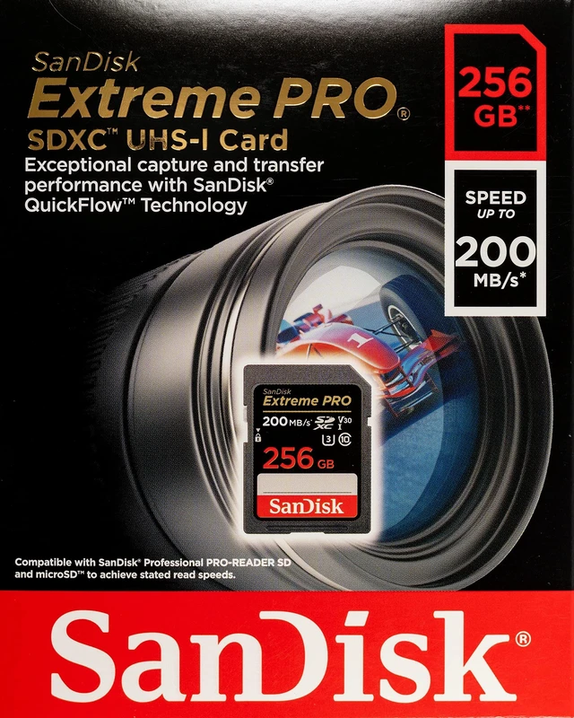Alt view image 2 of 4 - SanDisk 256GB Extreme Pro SDXC UHS-I Memory Card Works with Canon Cameras