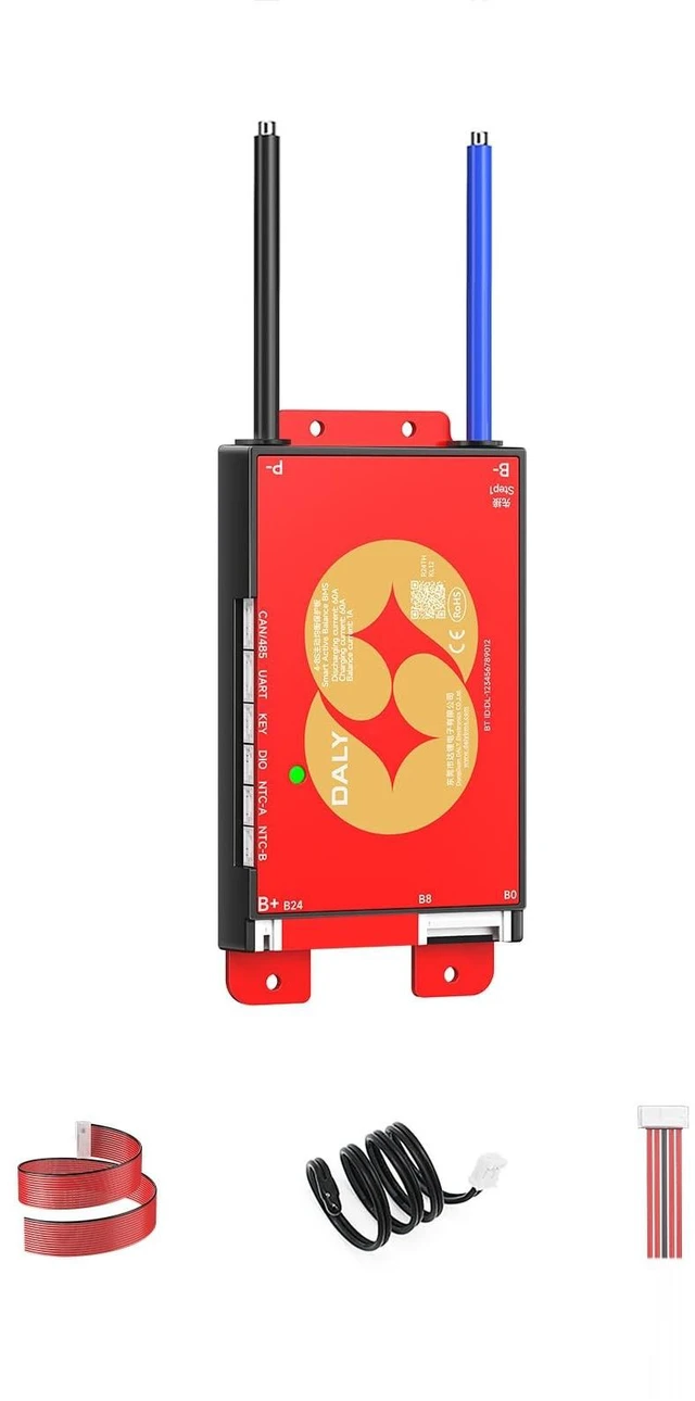 Main image of DALY BMS 12V-24V 60A Built-in 1A Active Balancer Bluetooth RS485 CAN