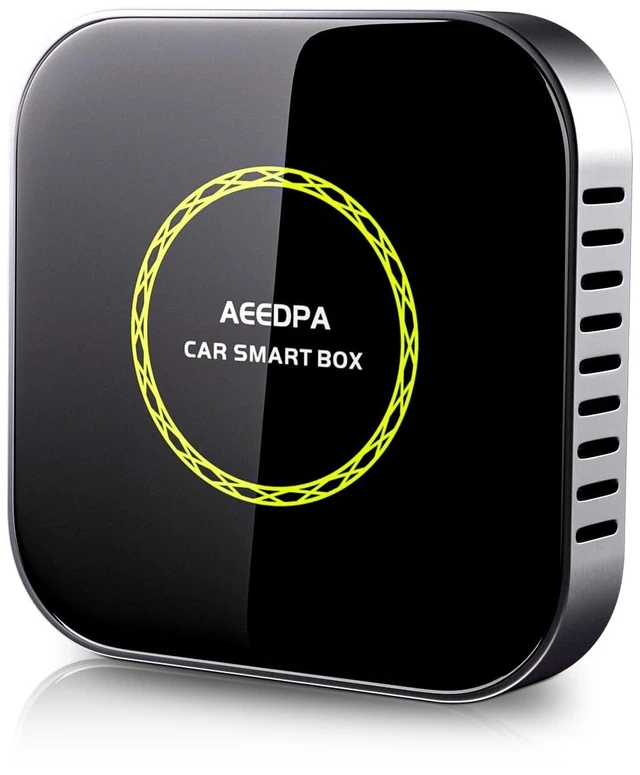 Main image of Aeedpa Netflix CarPlay Adapter Ai Box, 8GB 128GB, 3 in1 Car Video Streaming Wireless Carplay Adapter for iPhone & Android Auto, Supports YouTube, TikTok, Hulu, TF Card, Plug & Play