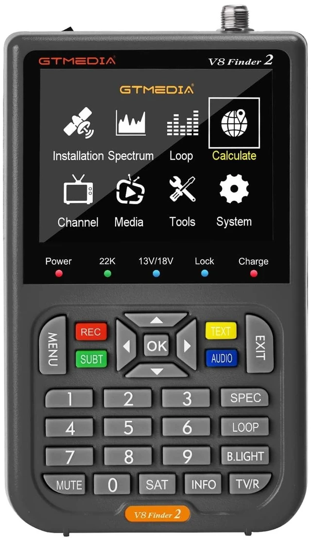 Main image of GTMEDIA V8 Finder2 Satellite Finder Meter, DVB-S/S2/S2X,4000mAh
