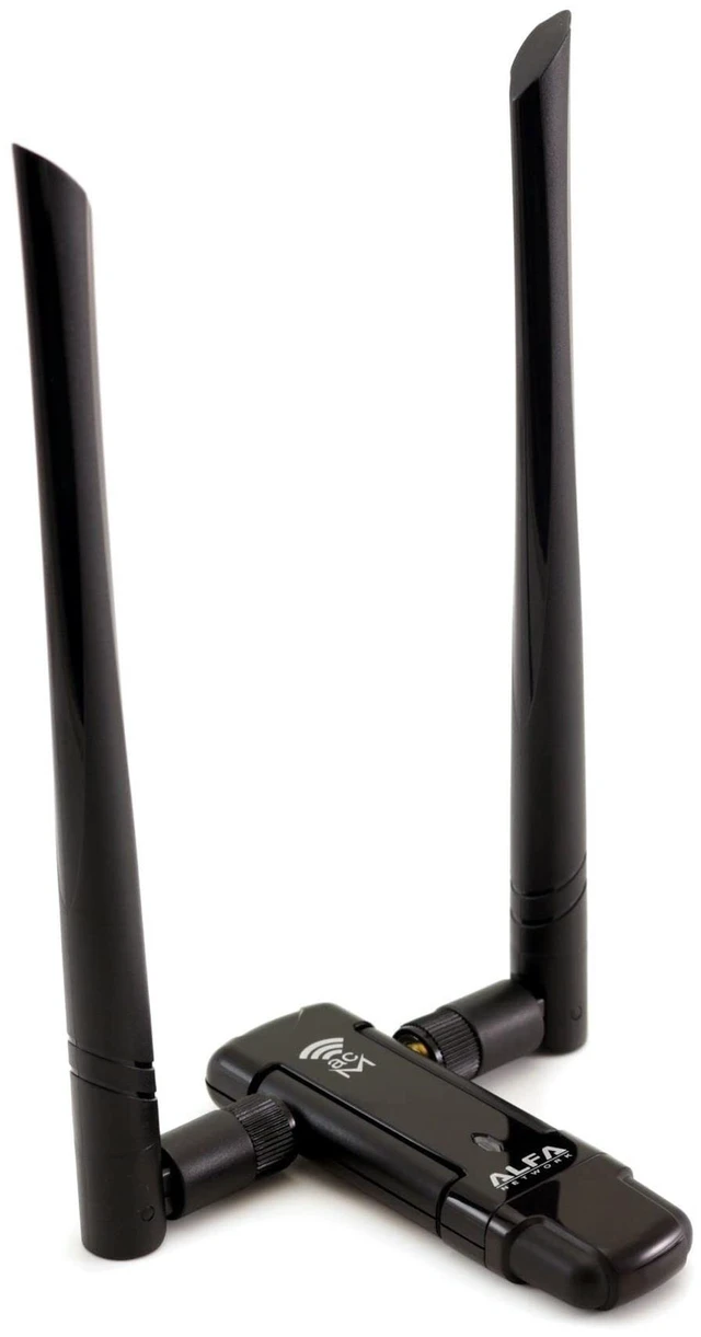 Main image of Alfa Long-Range Dual-Band AC1200 Wireless USB 3.0 Wi-Fi Adapter w/2x 5dBi External Antennas - 2.4GHz 300Mbps / 5Ghz 867Mbps - 802.11ac & A, B, G, N
