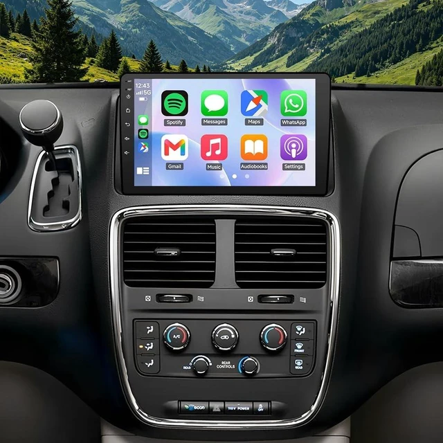 Main image of 4+64G Android 14 Car Radio for Dodge Grand Caravan 2011-2020 with Wireless Carplay, 9 Inch Touch Screen Head Unit Stereo Bluetooth Radio Car Audio Receivers FM/RDS Radio AHD Backup Camera SWC