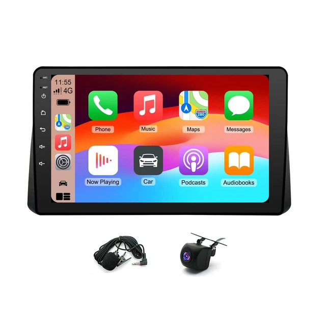 Alt view image 3 of 5 - 4+64G Android 14 Car Radio for Dodge Grand Caravan 2011-2020 with Wireless Carplay, 9 Inch Touch Screen Head Unit Stereo Bluetooth Radio Car Audio Receivers FM/RDS Radio AHD Backup Camera SWC