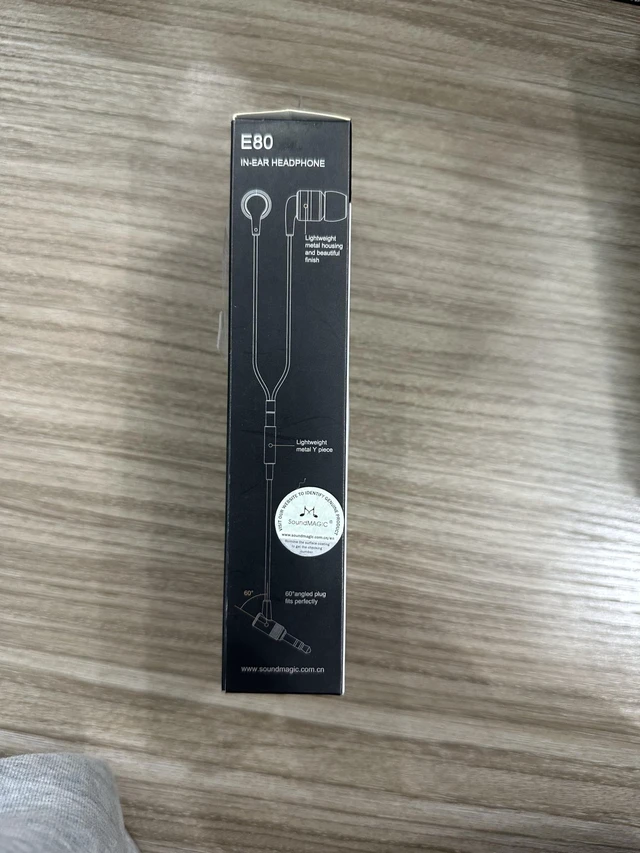 Alt view image 3 of 5 - SoundMAGIC E80 Wired Earbuds, No Mic, Wide Soundstage, 3.5mm Jack, Gold