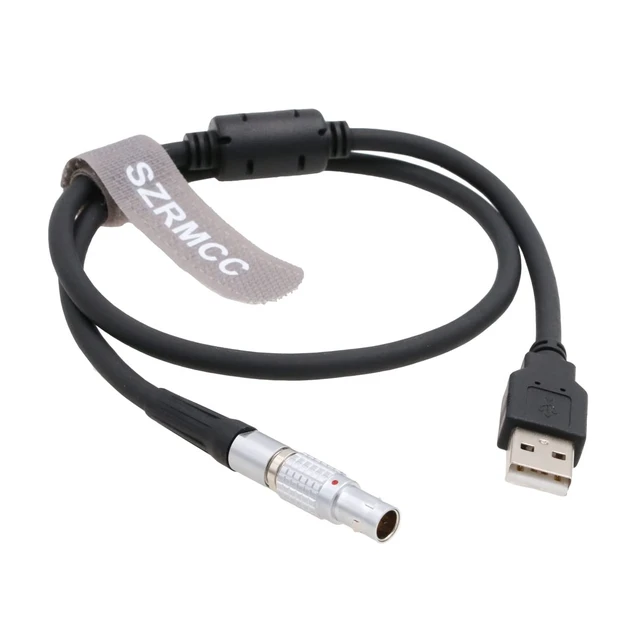 Alt view image 2 of 3 - SZRMCC USB A to 0B 5 pin Time Code Data Cable for Ambient Tiny Lockit ACN TL (USB-A to 5 Pin)