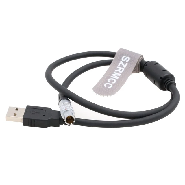 Alt view image 3 of 3 - SZRMCC USB A to 0B 5 pin Time Code Data Cable for Ambient Tiny Lockit ACN TL (USB-A to 5 Pin)