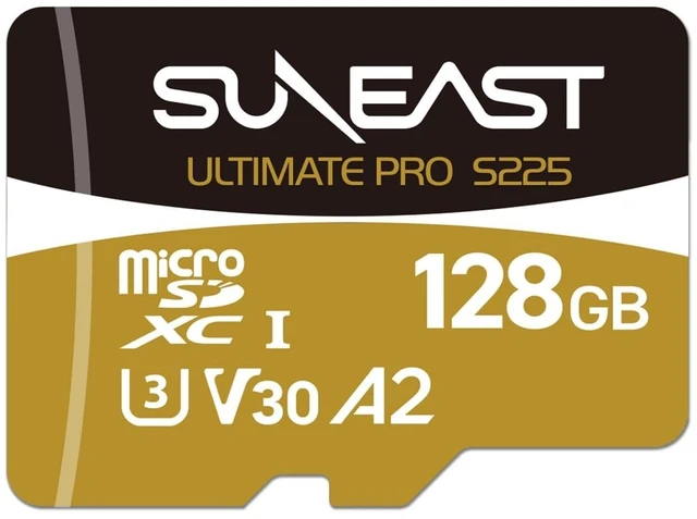 Main image of SUNEAST 128GB microSDXC Memory Card for Drones and Action Cameras