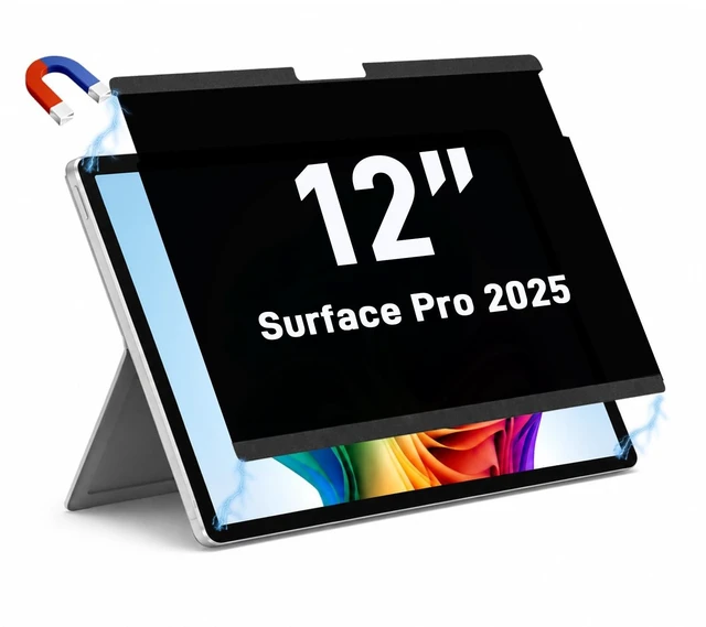 Main image of STARY Magnetic Privacy Screen Protector for Microsoft Surface Pro 12 Inch