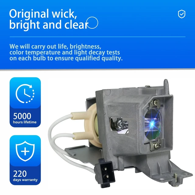 Alt view image 2 of 5 - ZMSTLAMP NP36LP BL-FP190E Quality Projector Lamp for Optoma HD141X HD26 GT1080 GT1080darbee HD29darbee EH200ST DX326 DW326e S316 DS331 GT1070X W316 DH1009 H182X X316 for NEC V302W V302X