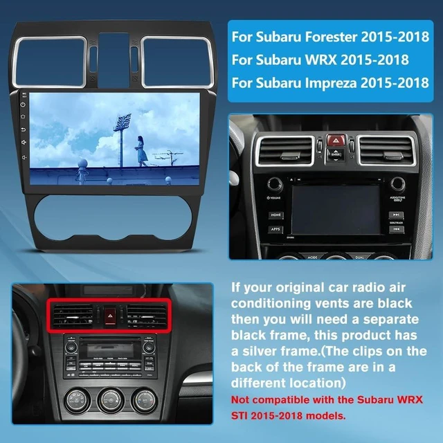 Alt view image 3 of 5 - Junsun Car Radio Stereo for Subaru Forester 2015-2018 CarPlay/Android Auto