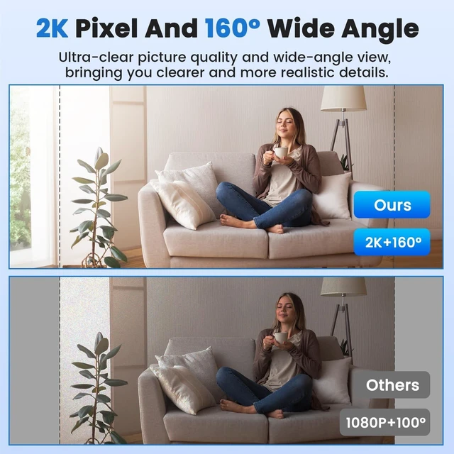 Alt view image 4 of 5 - LIZVIE Hidden Camera Charger Dock with 2K 5G Pixels, Phone Charger Hidden Camera, 160 Wide-Angle Lens Night Vision/Motion Detection Alarm APP Remote Control Nanny Cam for Home Security Indoor.