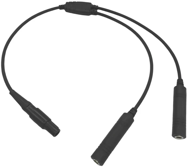 Main image of HELETUL Lemo 6 Pin Male to GA Female Twin Plug, Aviation Headset Switch Adapter for Bose A20 A30 to GA