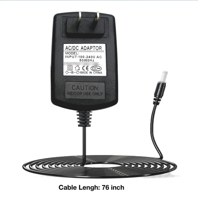 Alt view image 3 of 4 - Onerbl AC-DC Adapter Replacement for Vacmaster VSD1001 10.8V 2.2Ah 2-in-1 Cordless Stick Vacuum 561122108 JJ018W1-135060UX XZ1350-0600U HYCH0101350600U 0.6A Power Supply Cord Cable