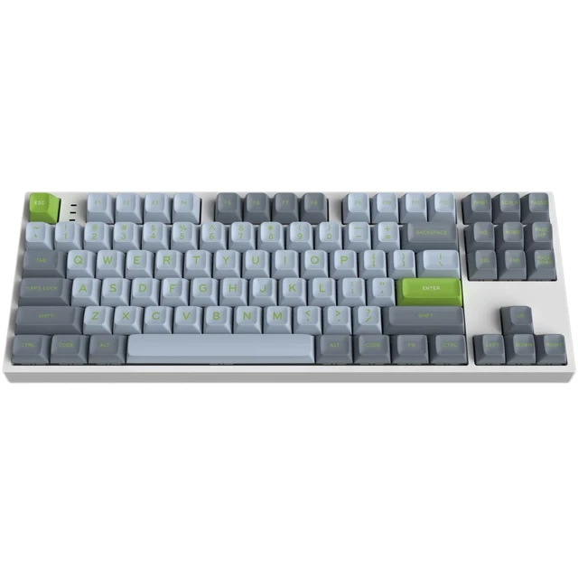 Alt view image 5 of 5 - Owpkeenthy 173 Keys PBT Cherry Profile Keycaps Set, Gaming Replacement Full Keys AntiWear for 60%100% ANSI/ISO Mechanical Keyboard SA Lime