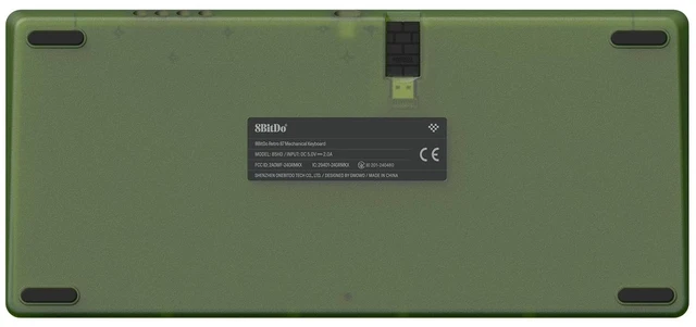 Alt view image 5 of 5 - 8Bitdo Retro 87 Mechanical Keyboard for Windows and Android, Xbox Edition