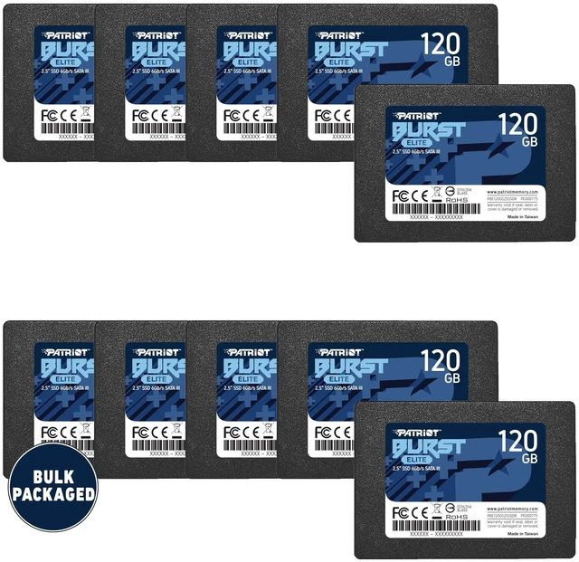 Main image of Patriot Burst Elite 120GB SATA 3 2.5" SSD 10-Pack