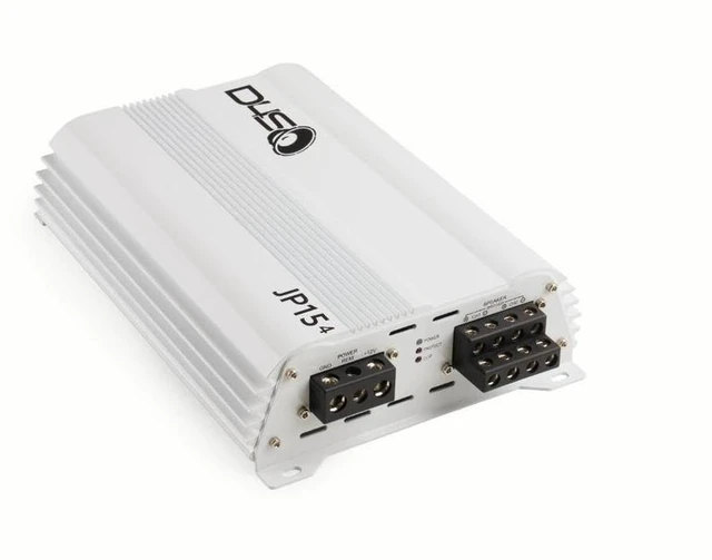 Main image of Down4Sound JP154 White Gloss 1000W RMS 4-Channel Class D Car Audio Amplifier