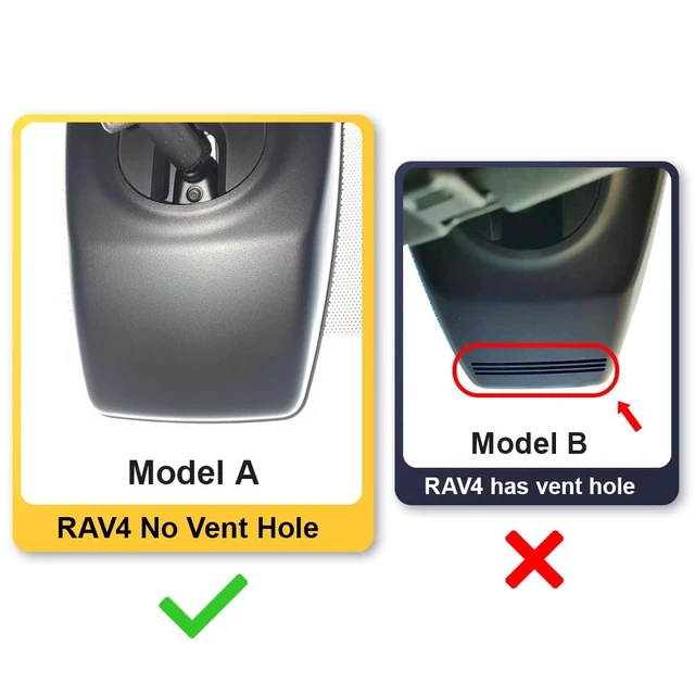 Alt view image 3 of 5 - Fitcamx Front 4K+Rear 1080P Dash Cam Adapts for Toyota RAV4 2019-2021 (No Vents) & RAV4 Prime Plug-in Hybrid, OEM Look, 2 Way HD Video, WiFi & APP, Loop Recording, G-Sensor, Easy to Use, 128GB Card