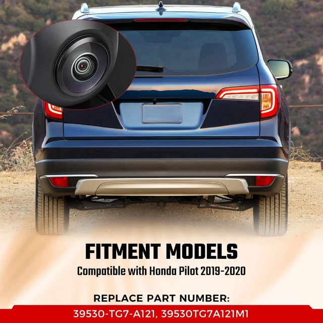 Alt view image 2 of 5 - Rear Backup Reverse Camera Fit for Honda Pilot 2019 2020 39530-TG7-A121