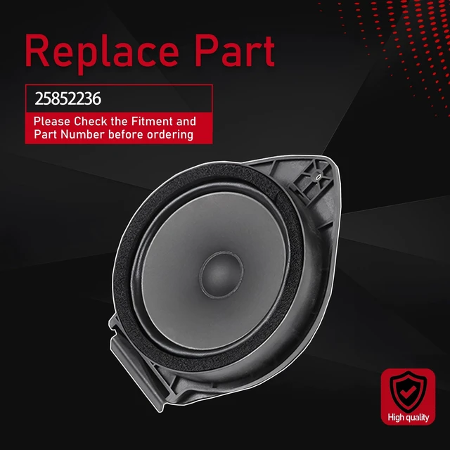 Alt view image 2 of 5 - Motarithl Front Left Right Door Radio Speaker Fit for 07-14 Chevy GMC
