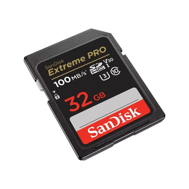 Alt view image 2 of 3 - SANDISK 32GB Extreme PRO SD Memory Card, Up to 100MB/s Read Speeds, UHS-I