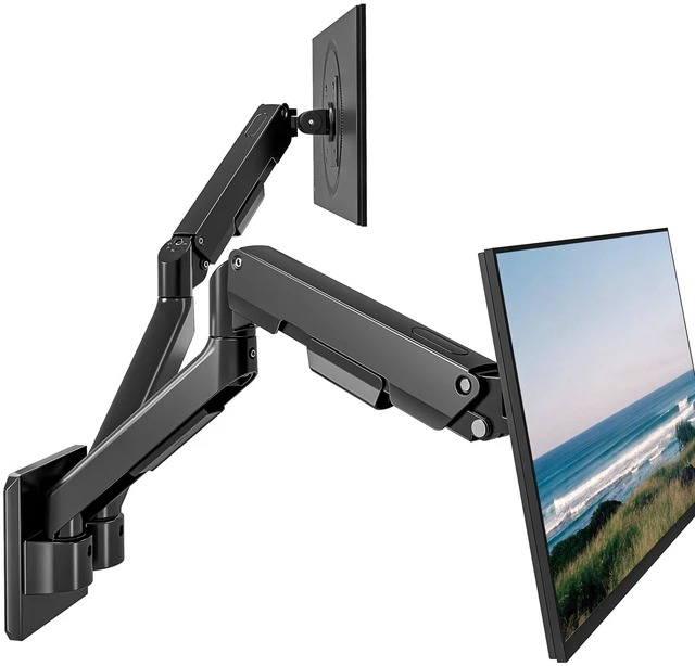 Main image of PEGZONE Dual Monitor Wall Mount for 17-32" Computer ScreensUp to 19.8 lbs
