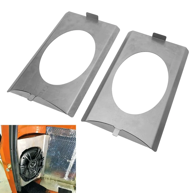 Alt view image 2 of 5 - AOWINHIT Speaker Bracket Steel Behind Seat Replacement for Chevy C10 1973 to 1987 6 x 9 Inch Speakers Mounting Brackets