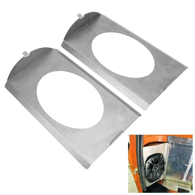 Alt view image 5 of 5 - AOWINHIT Speaker Bracket Steel Behind Seat Replacement for Chevy C10 1973 to 1987 6 x 9 Inch Speakers Mounting Brackets