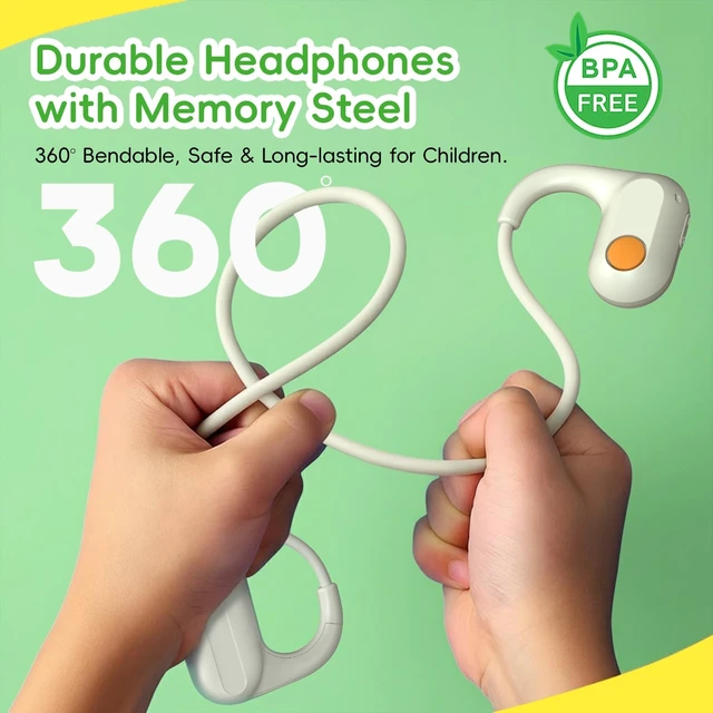 Alt view image 4 of 5 - ANCwear Kids Open Ear Headphones, 85dB Volume Limit, Ages 5+