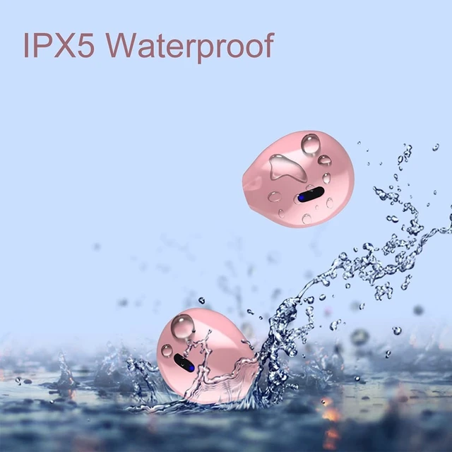 Alt view image 4 of 5 - eleror Invisible Mini Wireless Bluetooth Earbuds, Small Semi in-Ear Earbuds for Work & Daily Use, Touch Control, Lightweight for Music & Audiobooks