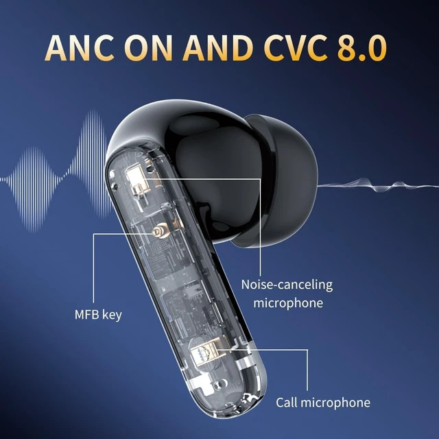 Alt view image 4 of 5 - Hsility Translation Earbuds Real Time Wireless Earbuds with Translator for 144 Languages Bluetooth 5.4 Dual Noise Canceling Mic Bass Stereo Sound 36H Play Time and IPX7 for Travel Business