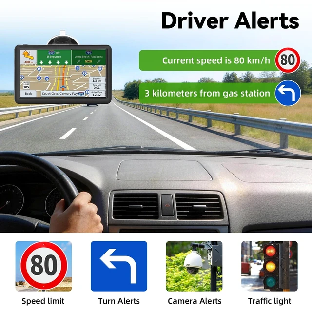 Alt view image 3 of 5 - 7" Car GPS Navigator,Commercial GPS Navigation for Semi Trucker Driver
