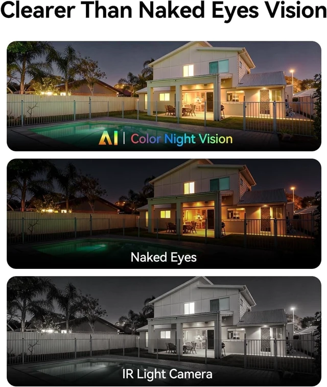 Alt view image 4 of 5 - LongPlus 5MP 3K Window Camera for Home Security, WiFi6 Safeview Camera
