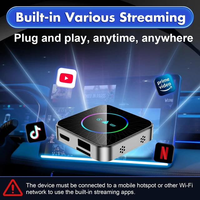 Alt view image 5 of 5 - Magic Ai Box 3.0 Ultra 2026 Upgrade, 32GB CarPlay Box with Video Playback
