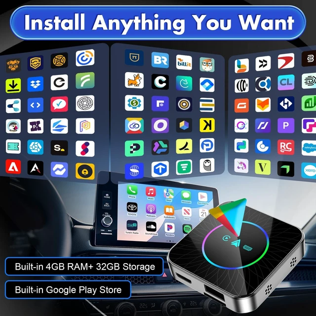 Alt view image 4 of 5 - Magic Ai Box 3.0 Ultra 2026 Upgrade, 32GB CarPlay Box with Video Playback