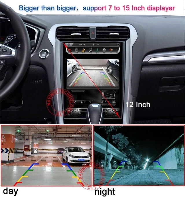 Alt view image 3 of 5 - HD 720P Night Vision Waterproof Car License Light Plate Back Up Rear View Reverse Camera Replacement for Porsche Cayenne 9PA 2003-2010/Skoda Fabia Combi 2004/Audi TT 8J 2007