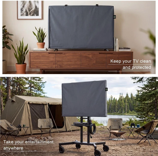 Alt view image 5 of 5 - Outdoor TV Cover - All-Weather Waterproof Universal for 60 to 65 Inch TVs