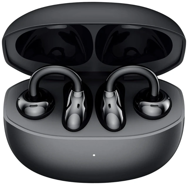 Alt view image 2 of 5 - HONOR Choice Earbuds Clip, 36 Hours Bluetooth Headphones, Noise Cancelling Open-Ear Headphones, Bluetooth 5.3 Headset with Microphone, IP54 Wireless Earphones, Black