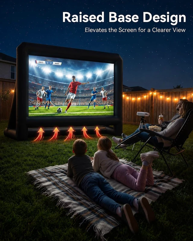 Alt view image 3 of 5 - Inflatable Projector Screen, 24FT Outdoor Projector Movie Screen