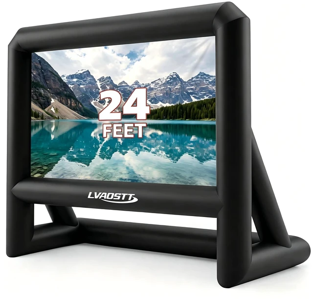 Main image of Inflatable Projector Screen, 24FT Outdoor Projector Movie Screen