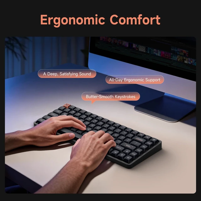 Alt view image 5 of 5 - IQUNIX Magi75 Low Profile Wireless Mechanical Keyboard