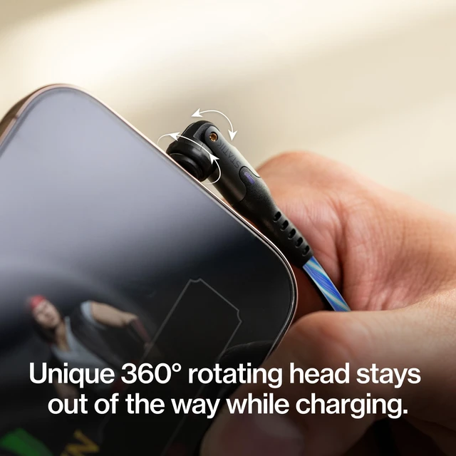 Alt view image 4 of 5 - Statik 360 Pro Magnetic Charging Cable, USB-C Micro-USB iProduct Tips 100W