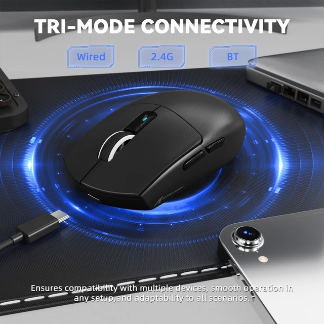 Alt view image 3 of 5 - ATTACK SHARK G3 PRO Wireless Gaming Mouse, 25K DPI, 59g Ultra-Light