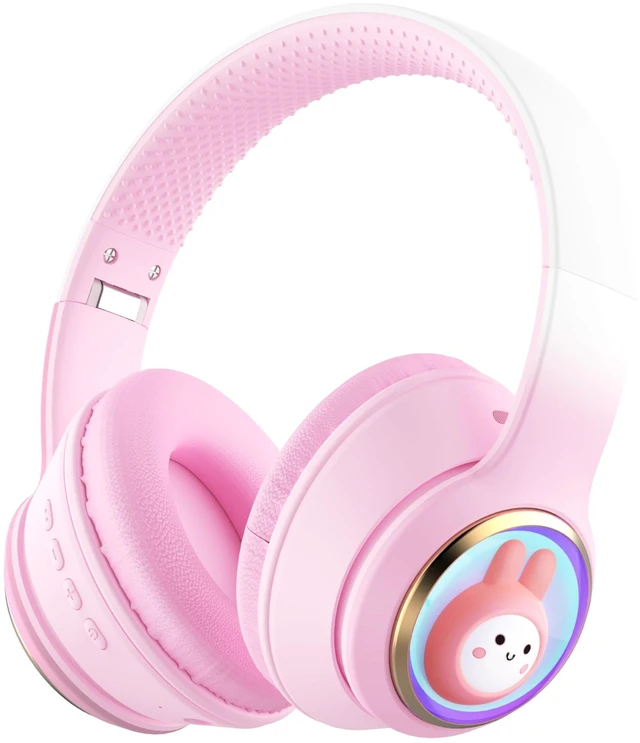 Main image of YLFASHION Kids Bluetooth Headphones with Colorful LED Lights
