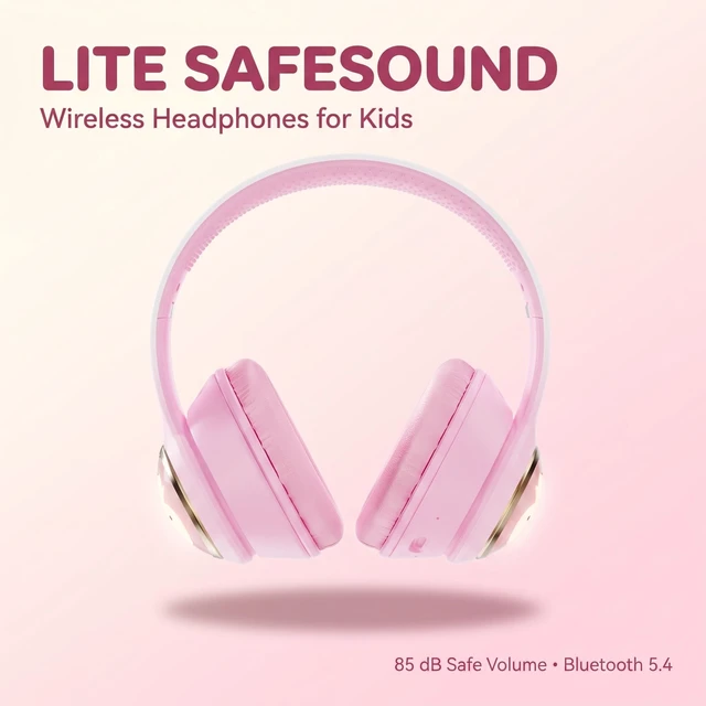 Alt view image 3 of 5 - YLFASHION Kids Bluetooth Headphones with Colorful LED Lights