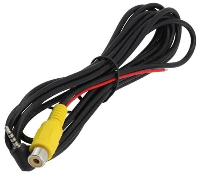Alt view image 4 of 5 - weevoo Aux 2.5mm to RCA Female Cable with Trigger, Car Aux AV-in Jack to RCA Adapter for GPS Tablet Dash Cam Car DVR Camcorder Reverse Backup Rear View Camera