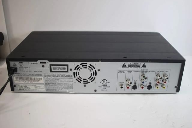 Alt view image 2 of 2 - Magnavox VHS to DVD Recorder VCR Combo w/ Remote, HDMI