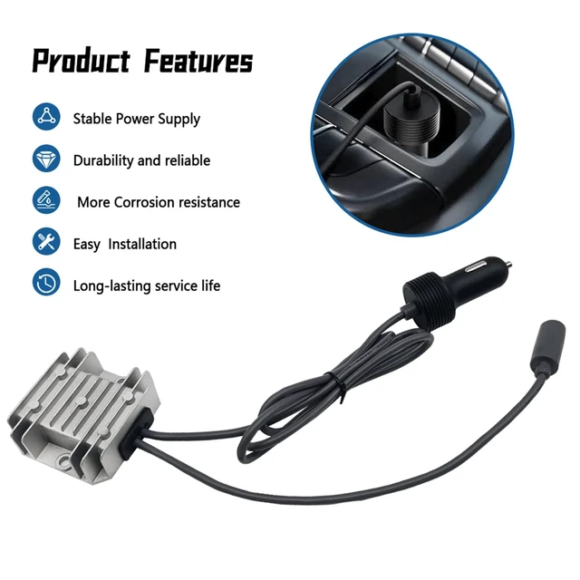 Alt view image 4 of 5 - SIDMILE Starlink Mini Cable Car Adapter with Step Up Converter
