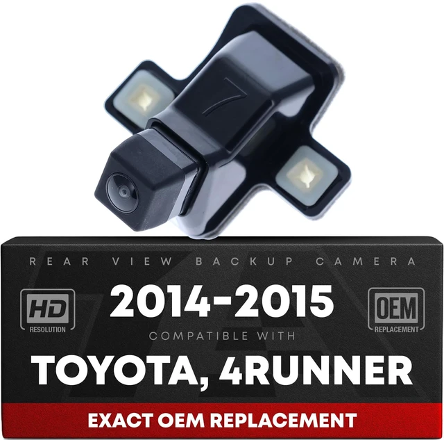 Main image of Rear View Backup Camera, Reverse Park Assist - Compatible with 2014-2015 Toyota 4Runner - OEM 8679035060, TO1960123